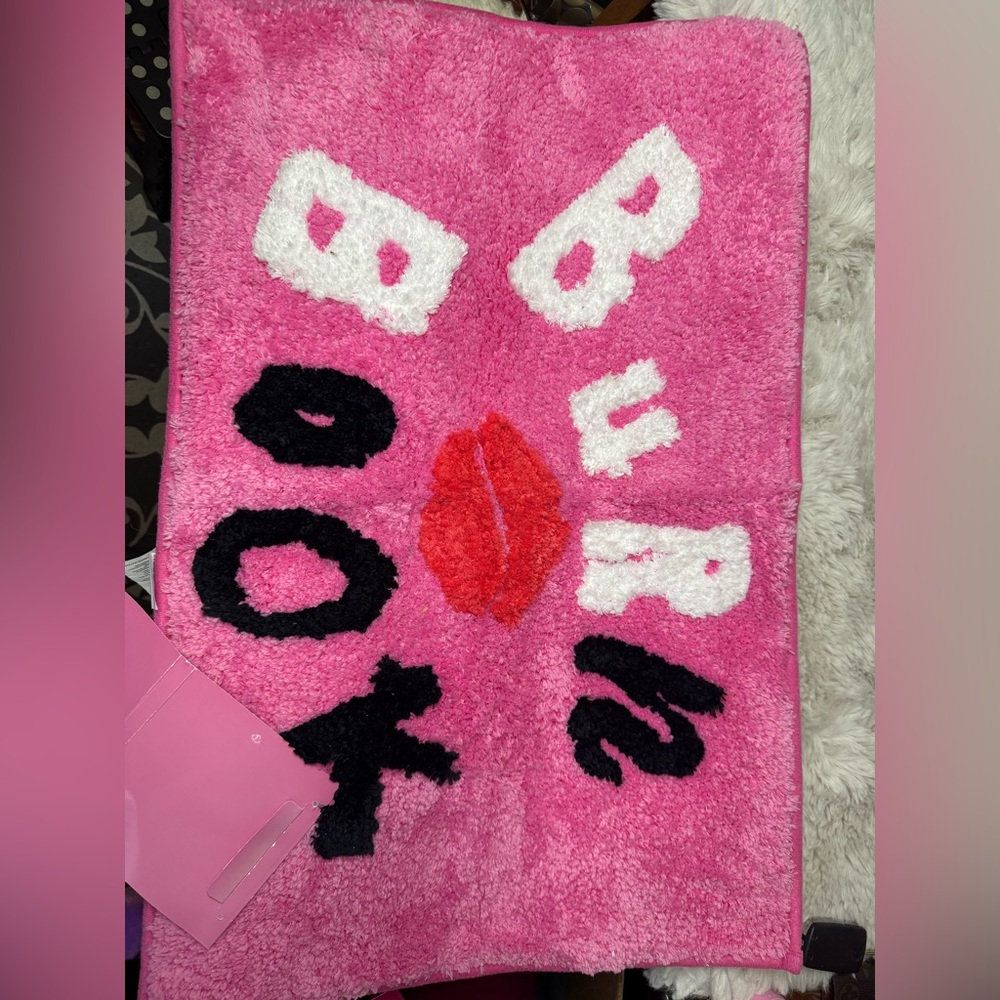 Pink and Red Women's Bath Mat Mean Girls Rug/Mat